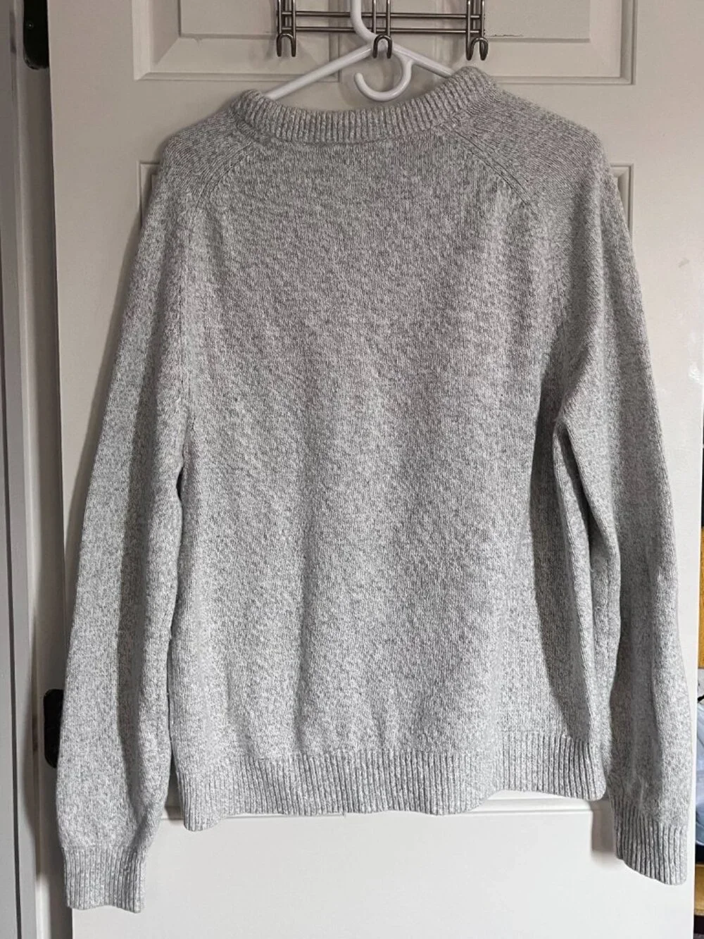 Cozy Lands End Sweater: Great for Campfires and Rainy Days!
